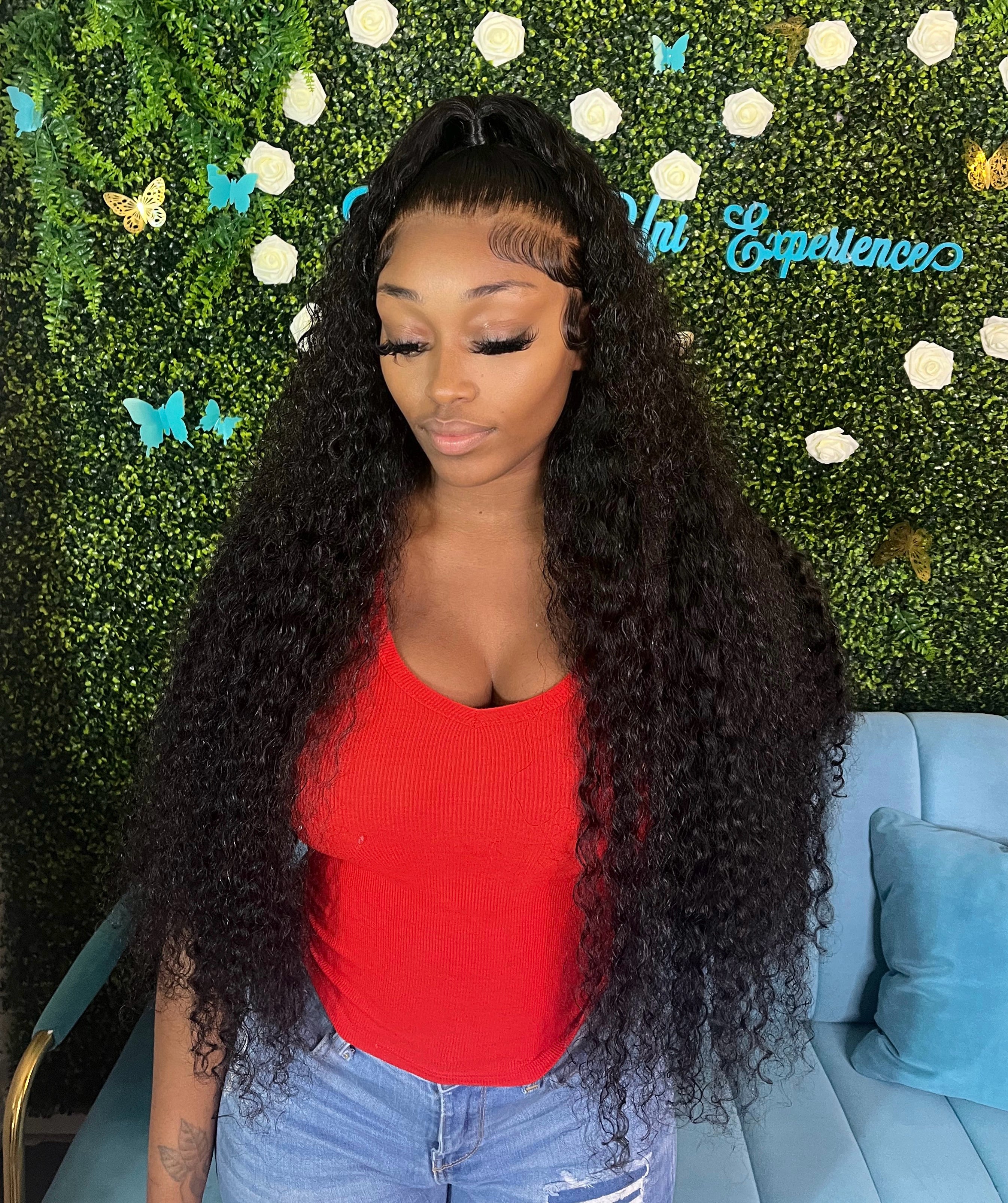 Burmese Curly Frontal Wig